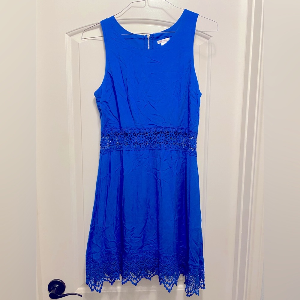 Xhilaration Royal Blue Sleeveless Dress- Size M